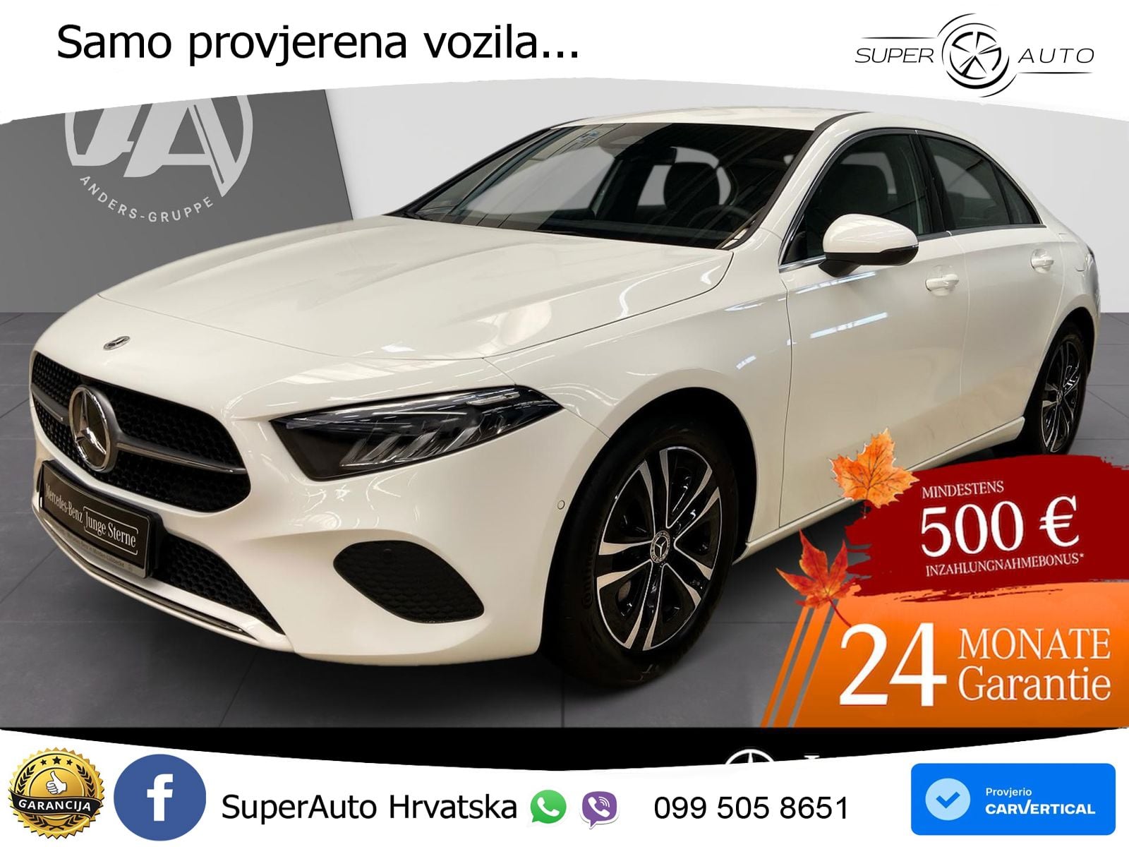 Mercedes-Benz A 180 7G-DCT LED+GR SJED+ACC