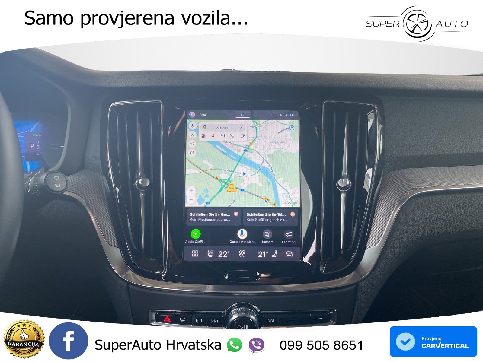 Volvo V60 2.0 T8 AWD Geartronic LED+GR SJED+ACC
