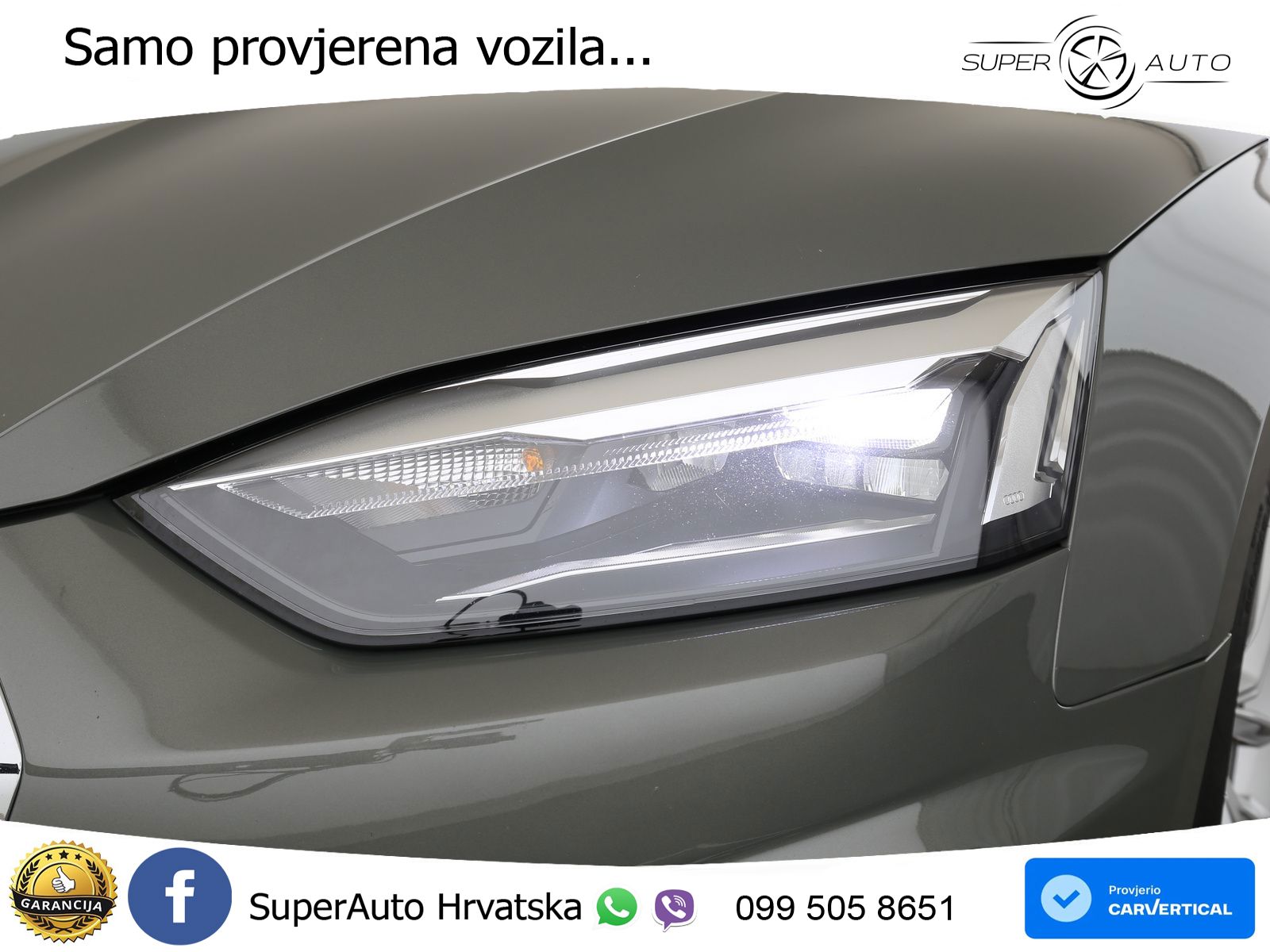 Audi A5 Sportback  40 TFSI (204 KS) quattro S tronic S line LED+GR SJED+ACC