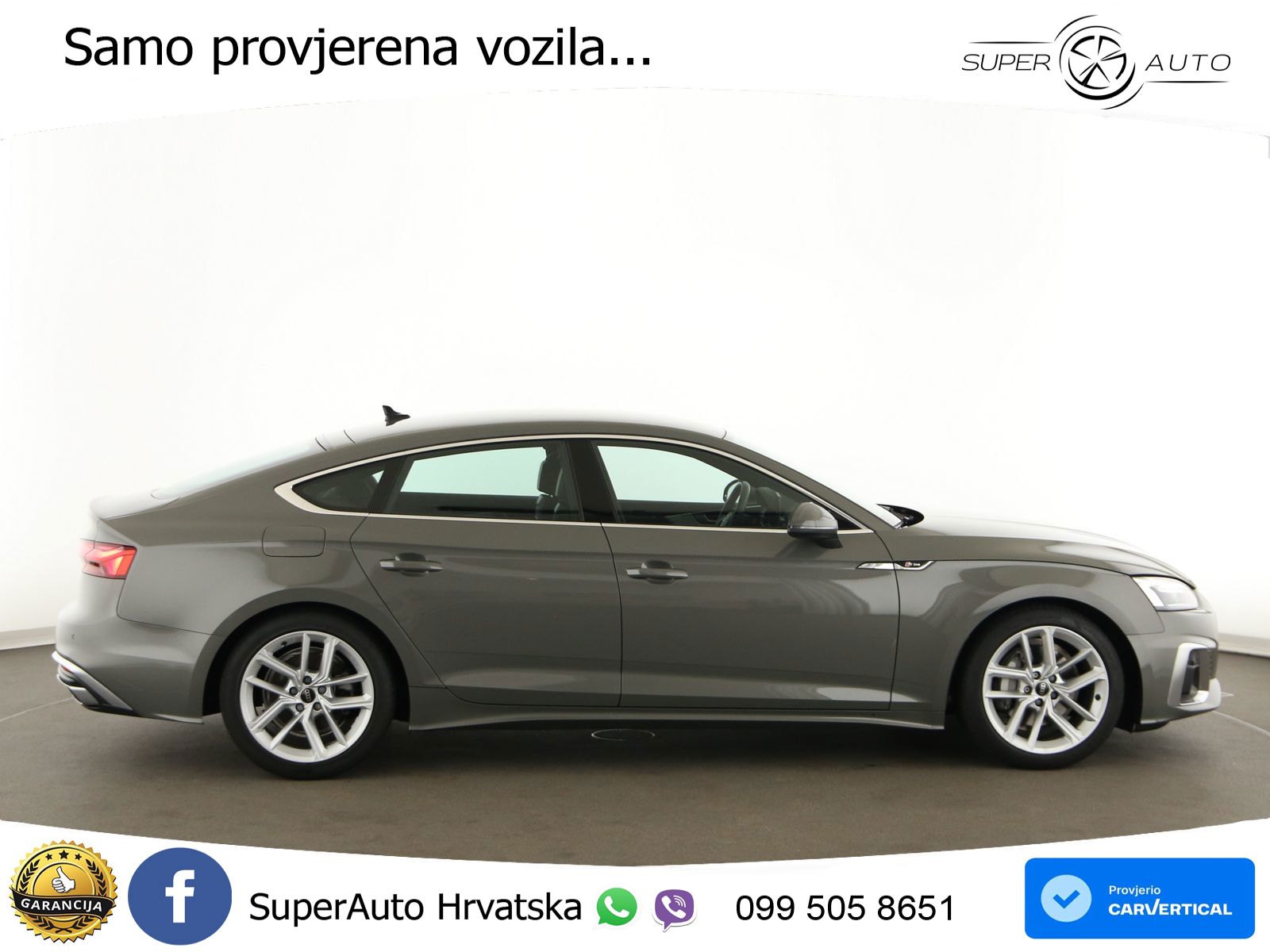 Audi A5 Sportback  40 TFSI (204 KS) quattro S tronic S line LED+GR SJED+ACC