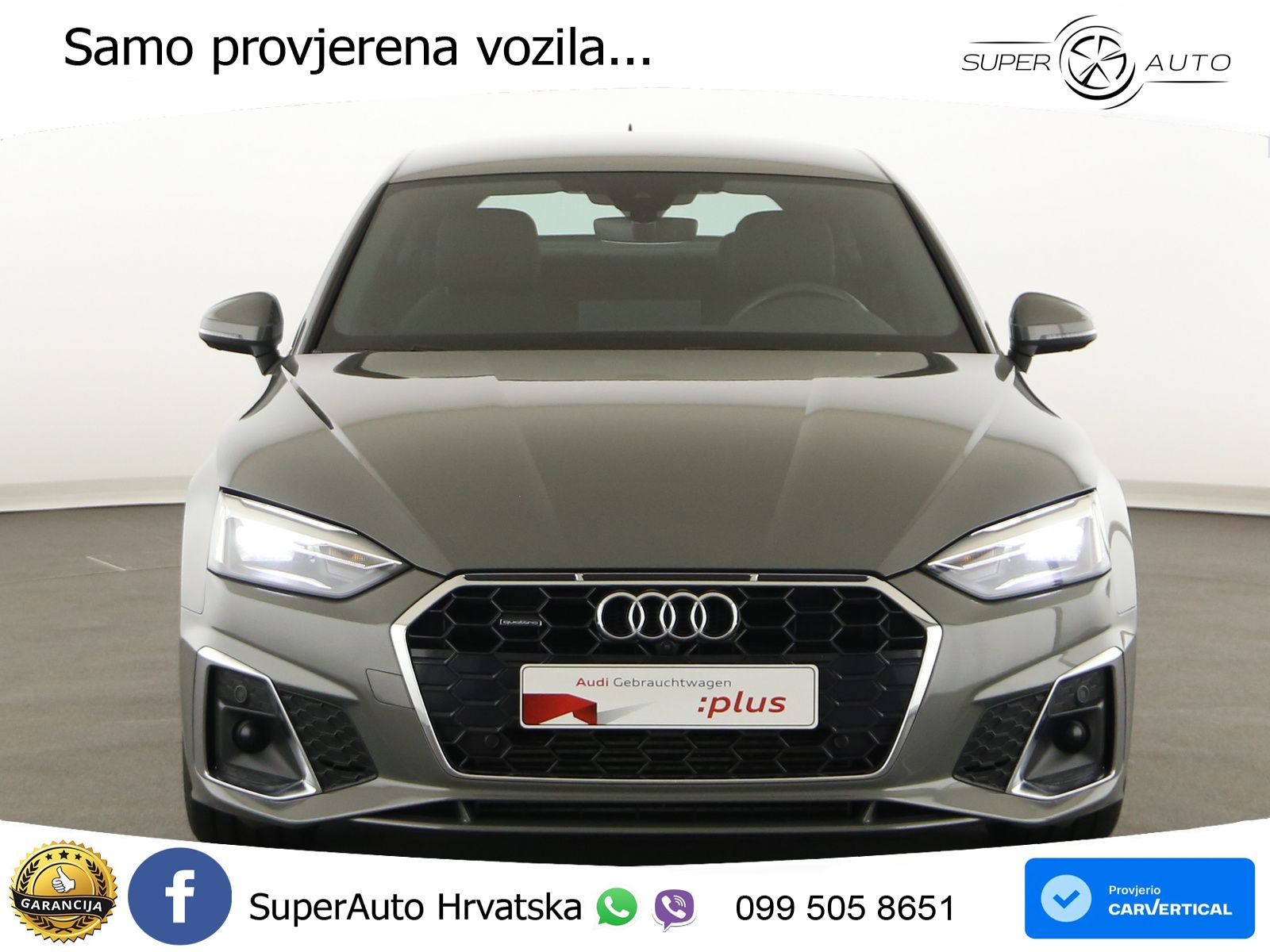 Audi A5 Sportback  40 TFSI (204 KS) quattro S tronic S line LED+GR SJED+ACC