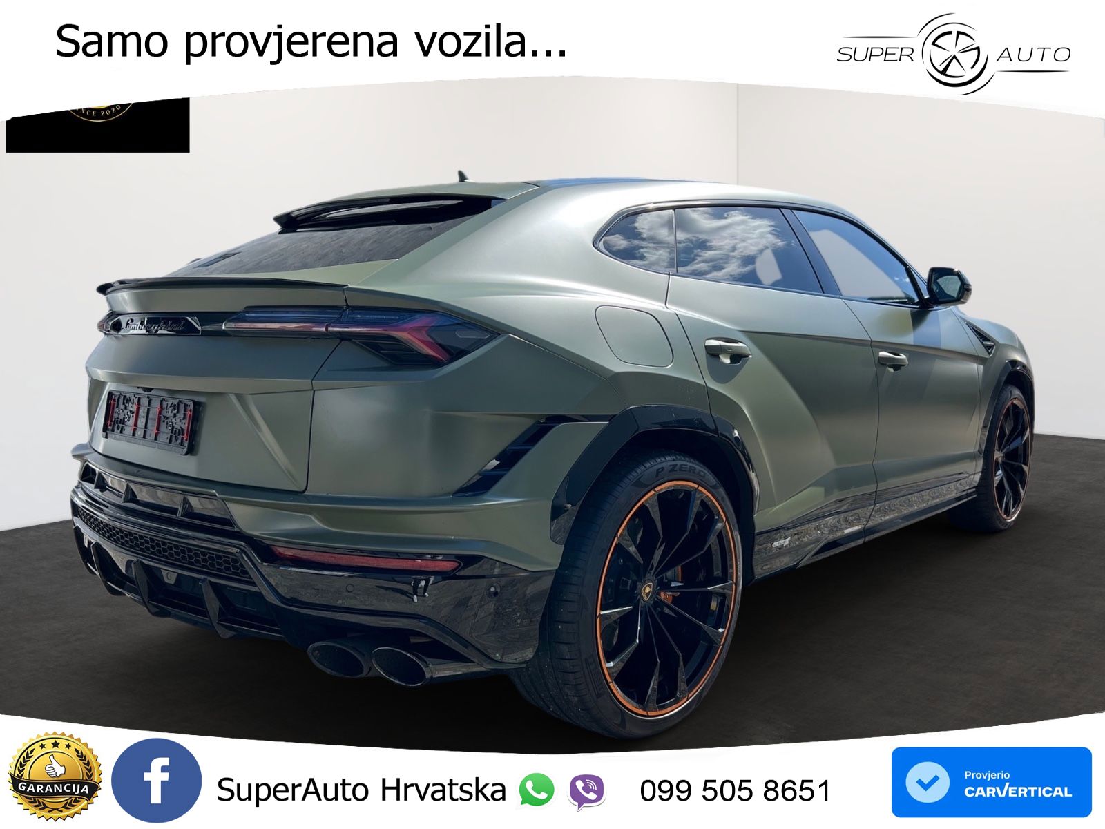 Lamborghini Urus S 4.0 V8 (666 KS) 4WD Automatic ZRAČNI+ACC+GR SJED+KAM+PANO