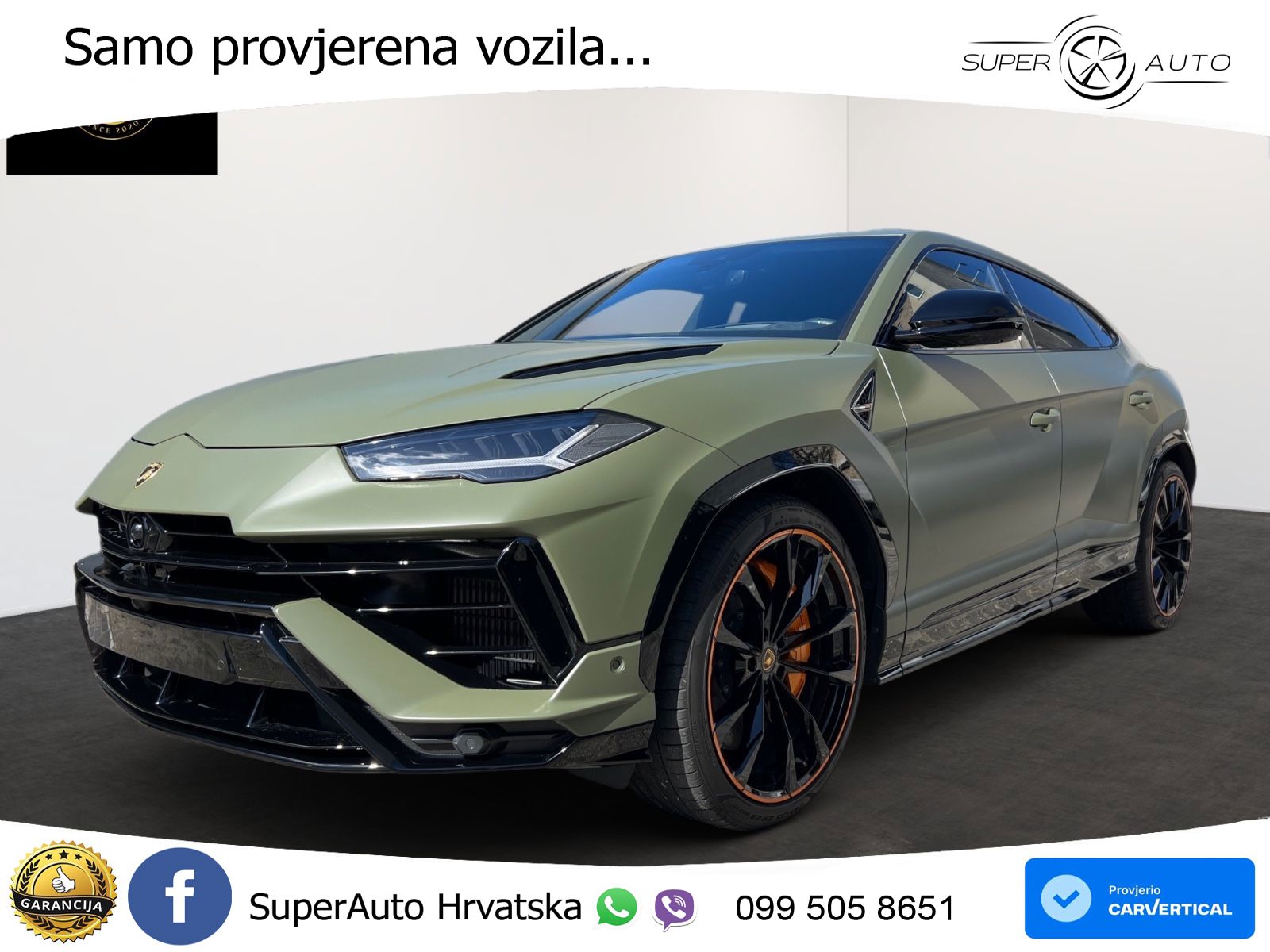 Lamborghini Urus S 4.0 V8 (666 KS) 4WD Automatic ZRAČNI+ACC+GR SJED+KAM+PANO