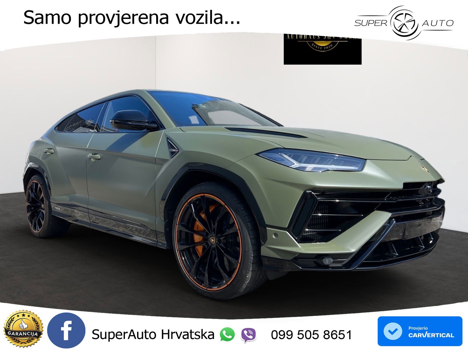 Lamborghini Urus S 4.0 V8 (666 KS) 4WD Automatic ZRAČNI+ACC+GR SJED+KAM+PANO