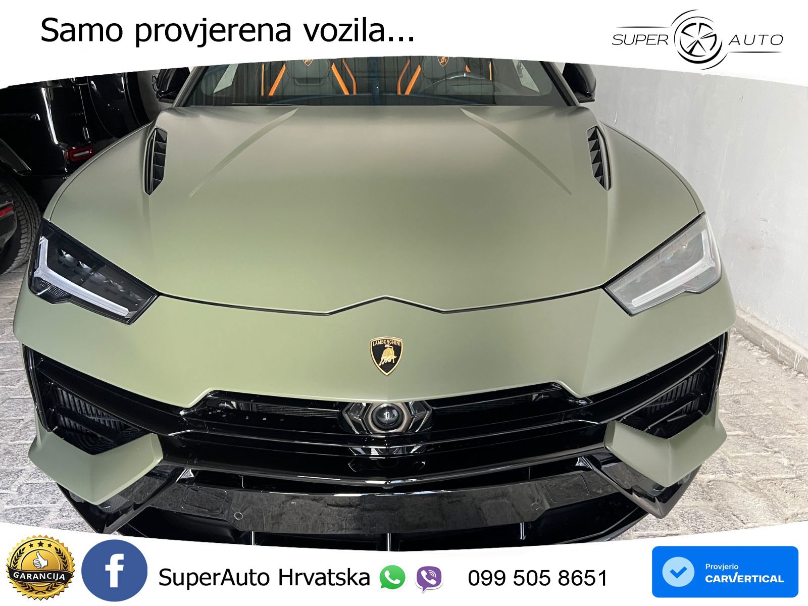 Lamborghini Urus S 4.0 V8 (666 KS) 4WD Automatic ZRAČNI+ACC+GR SJED+KAM+PANO