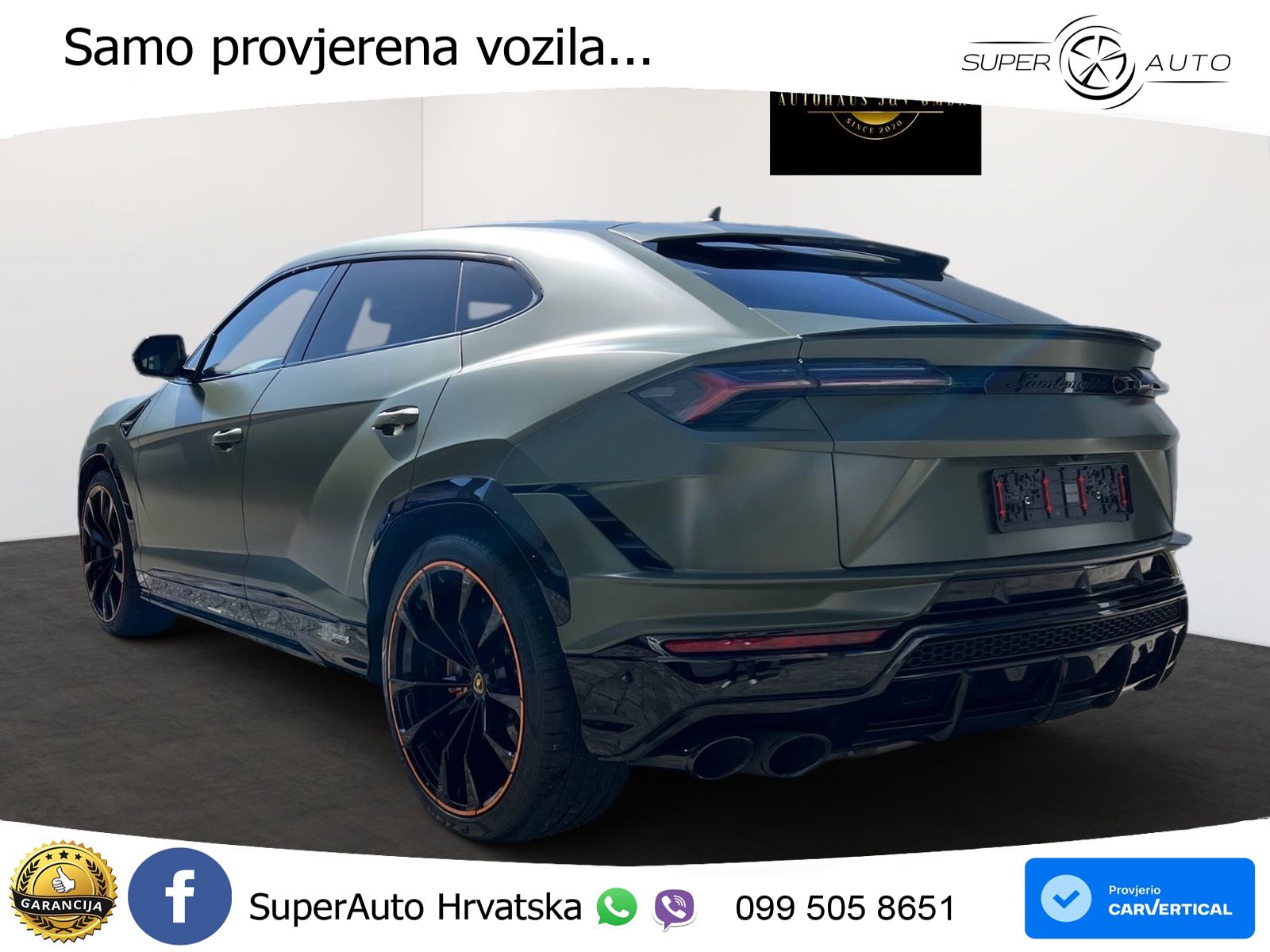 Lamborghini Urus S 4.0 V8 (666 KS) 4WD Automatic ZRAČNI+ACC+GR SJED+KAM+PANO