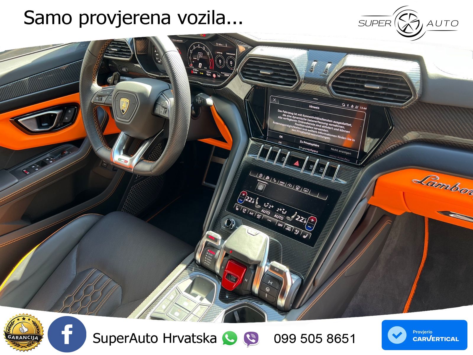 Lamborghini Urus S 4.0 V8 (666 KS) 4WD Automatic ZRAČNI+ACC+GR SJED+KAM+PANO