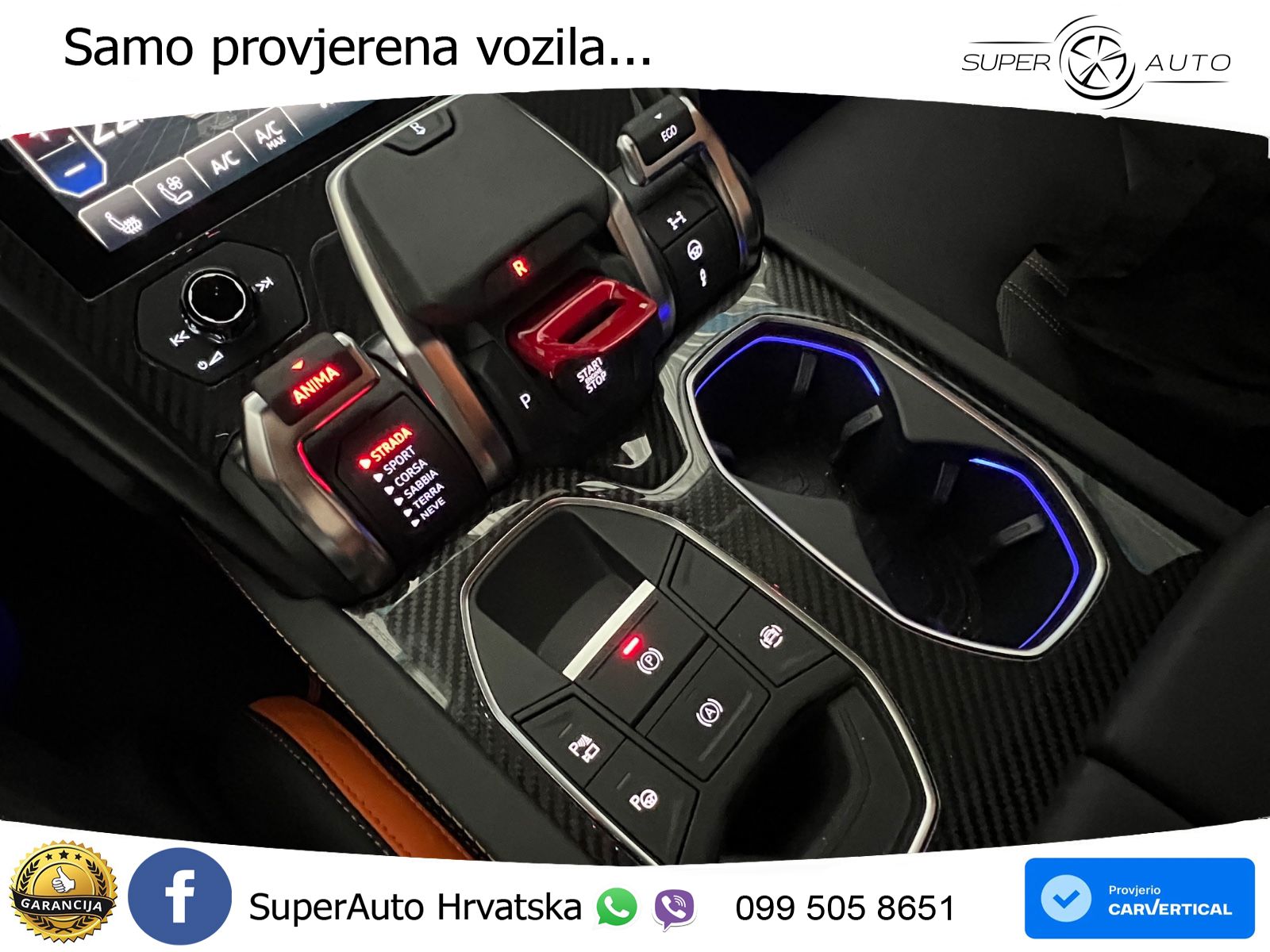 Lamborghini Urus S 4.0 V8 (666 KS) 4WD Automatic ZRAČNI+ACC+GR SJED+KAM+PANO