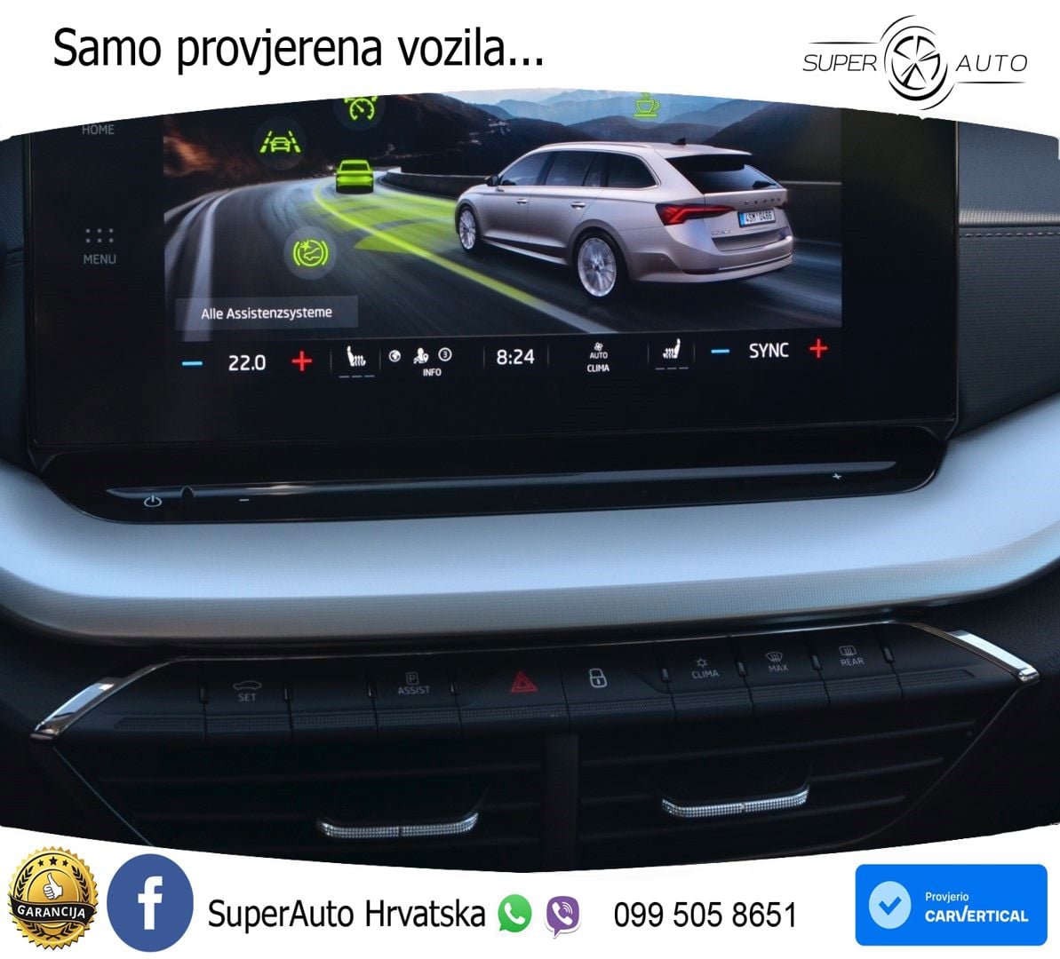 Škoda Octavia Combi 2.0 TDI (150 KS) DSG LED+GR SJED+ACC