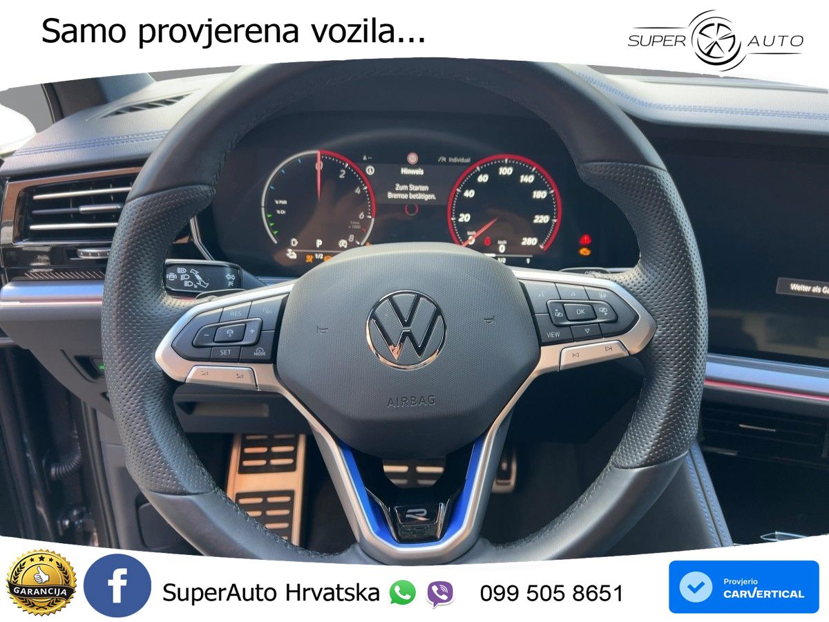 Volkswagen Touareg R 3.0 V6 TFSI (462 KS) 4MOTION Tiptronic ZRAČNI+ACC+4xGR SJED+KAM