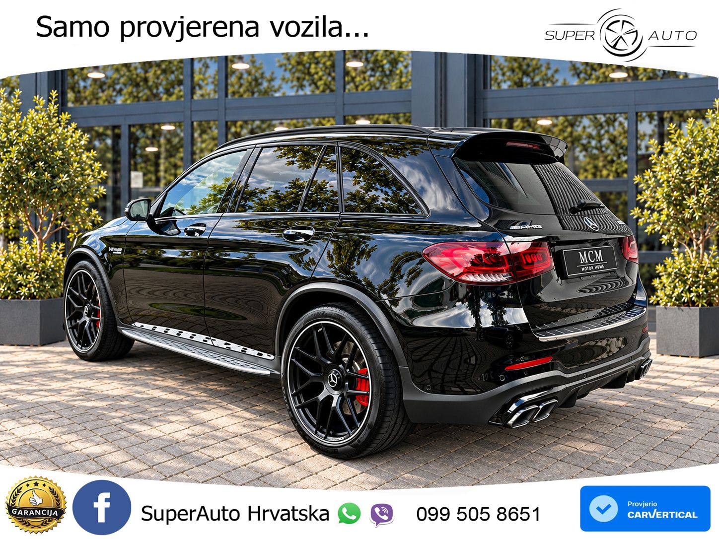 Mercedes AMG GLC 63 S V8 (510 KS) 4MATIC+ MCT ACC+HEAD+4xGR SJED+360+PANO