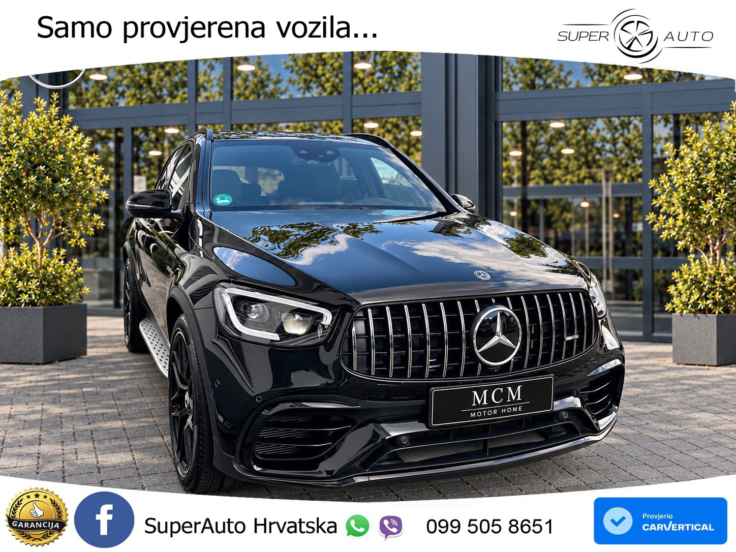 Mercedes AMG GLC 63 S V8 (510 KS) 4MATIC+ MCT ACC+HEAD+4xGR SJED+360+PANO