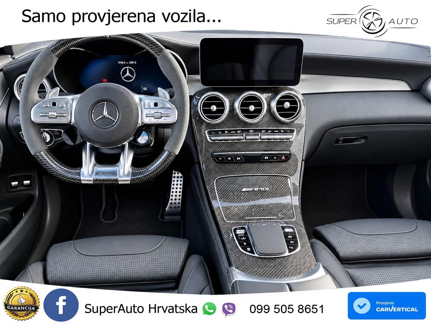 Mercedes AMG GLC 63 S V8 (510 KS) 4MATIC+ MCT ACC+HEAD+4xGR SJED+360+PANO