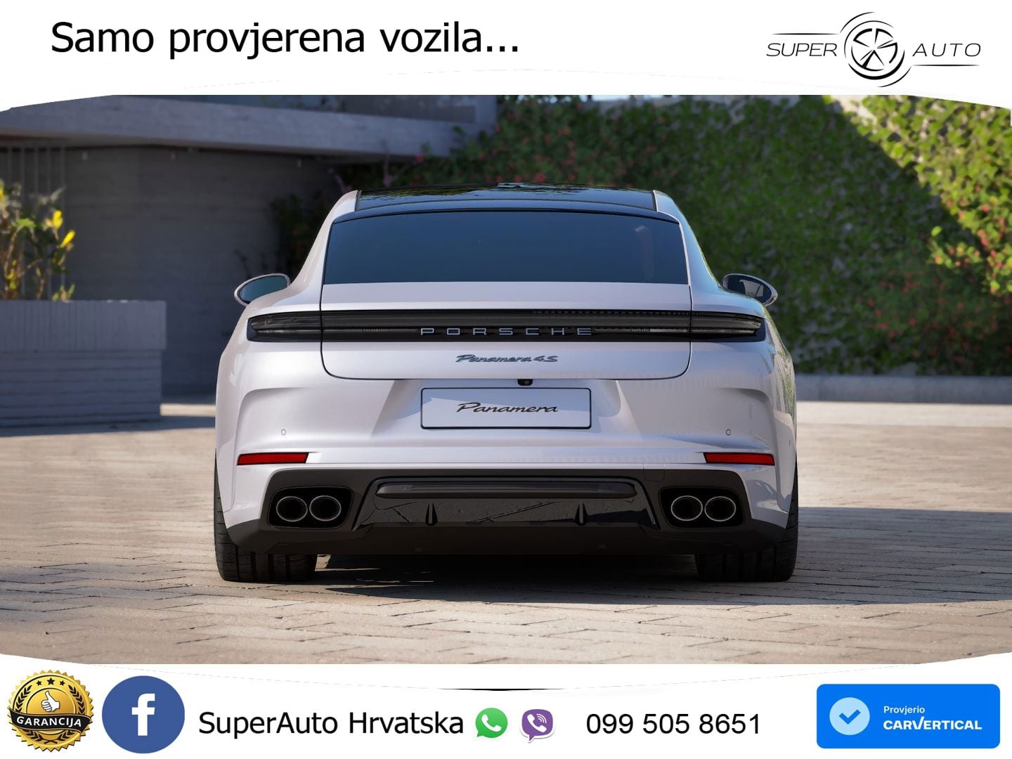 Porsche Panamera 4S 2.9 V6 (544 KS) E-Hybrid PDK ACC+HEAD+4xGR SJED+360+PANO