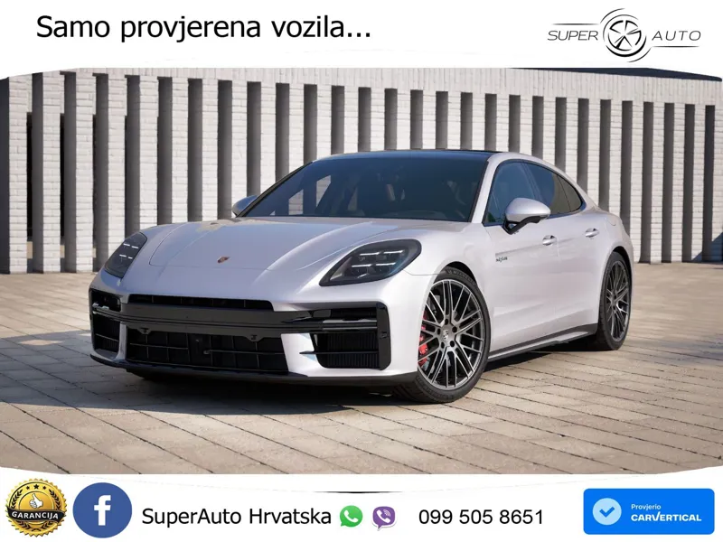Porsche Panamera 4S 2.9 V6 (544 KS) E-Hybrid PDK ACC+HEAD+4xGR SJED+360+PANO
