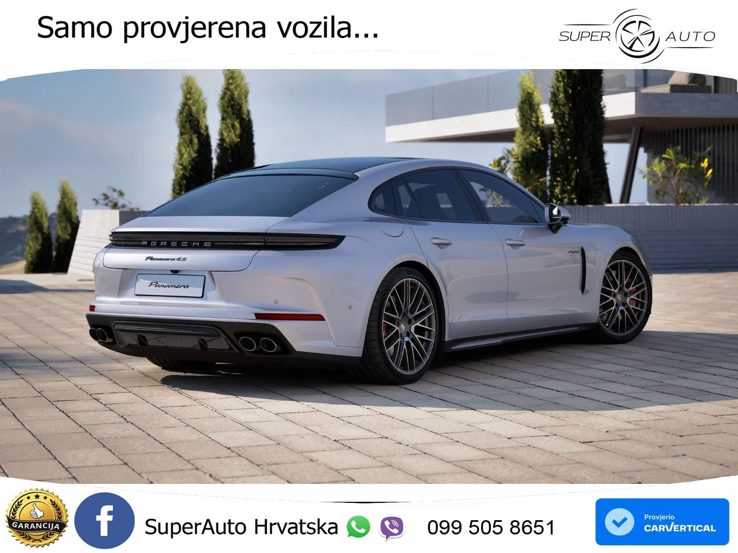 Porsche Panamera 4S 2.9 V6 (544 KS) E-Hybrid PDK ACC+HEAD+4xGR SJED+360+PANO