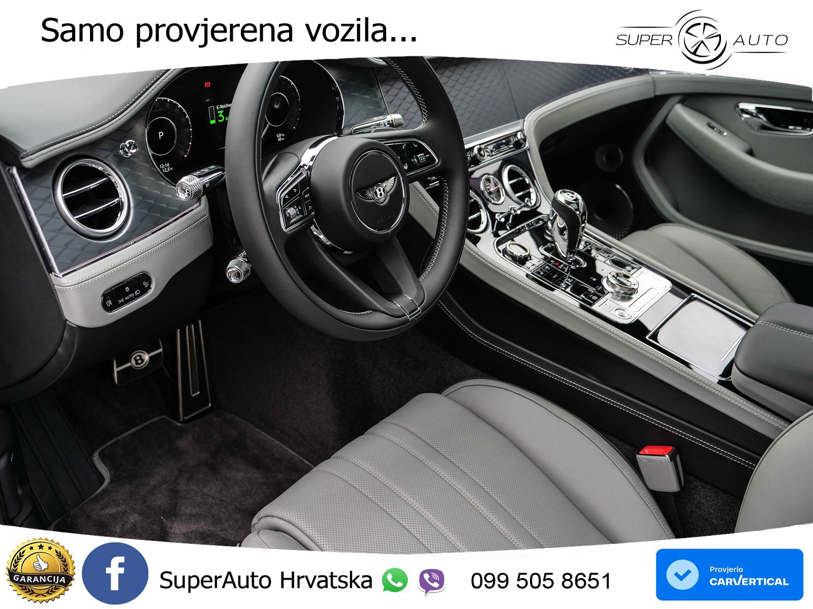 Bentley Continental GT IV 4.0 V8 TFSi (680 KS) AWD DCT ZRAČNI+ACC+GR SJED+KAM+PANO