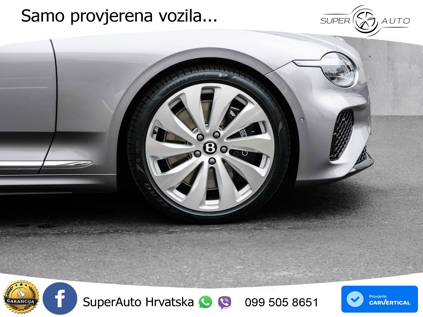 Bentley Continental GT IV 4.0 V8 TFSi (680 KS) AWD DCT ZRAČNI+ACC+GR SJED+KAM+PANO
