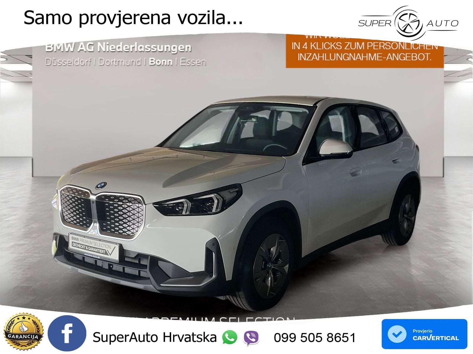 BMW iX1 66.5 kWh (204 KS) eDrive20