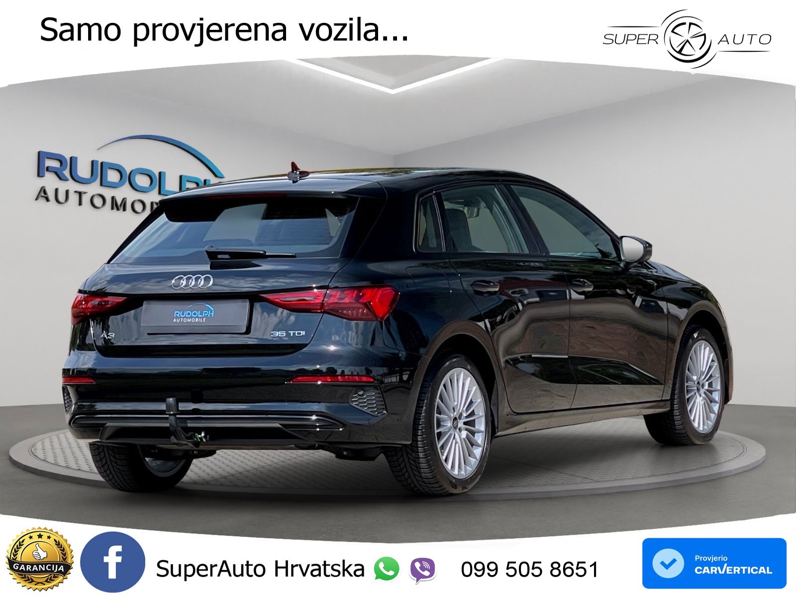 Audi A3 35 TDI (150 KS) S line LED+ACC