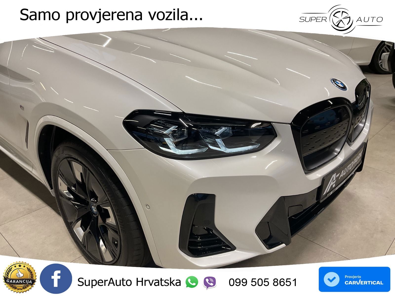 BMW iX3 80 kWh (286 KS) LED+GR SJED+ACC