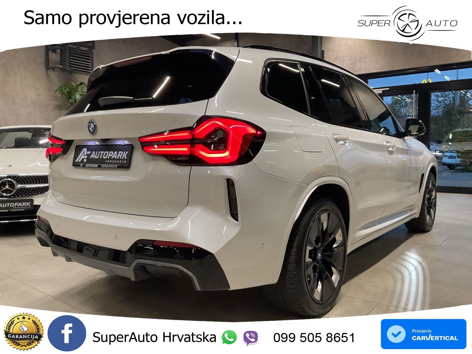 BMW iX3 80 kWh (286 KS) LED+GR SJED+ACC