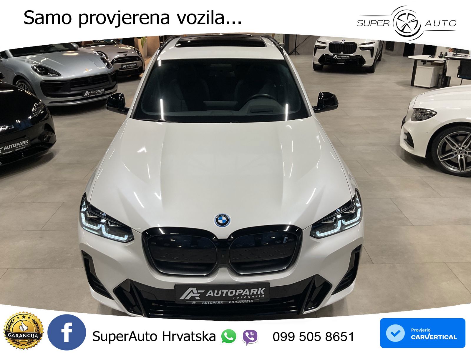 BMW iX3 80 kWh (286 KS) LED+GR SJED+ACC