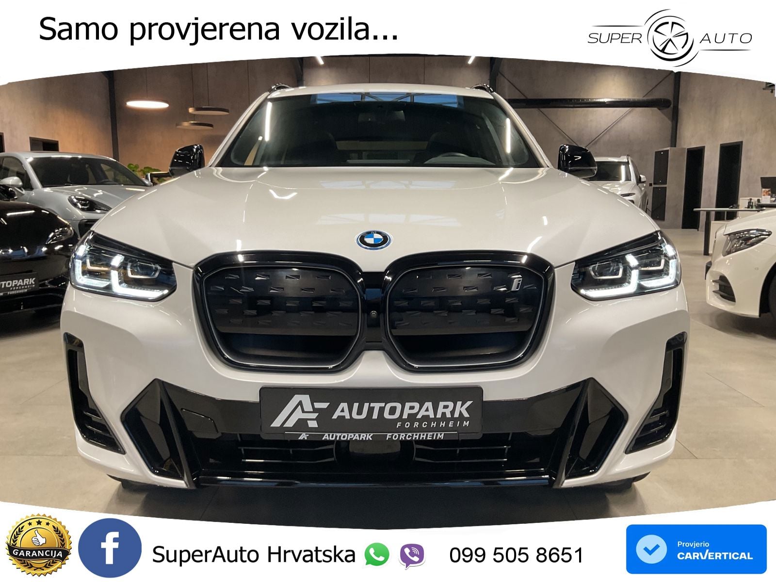 BMW iX3 80 kWh (286 KS) LED+GR SJED+ACC