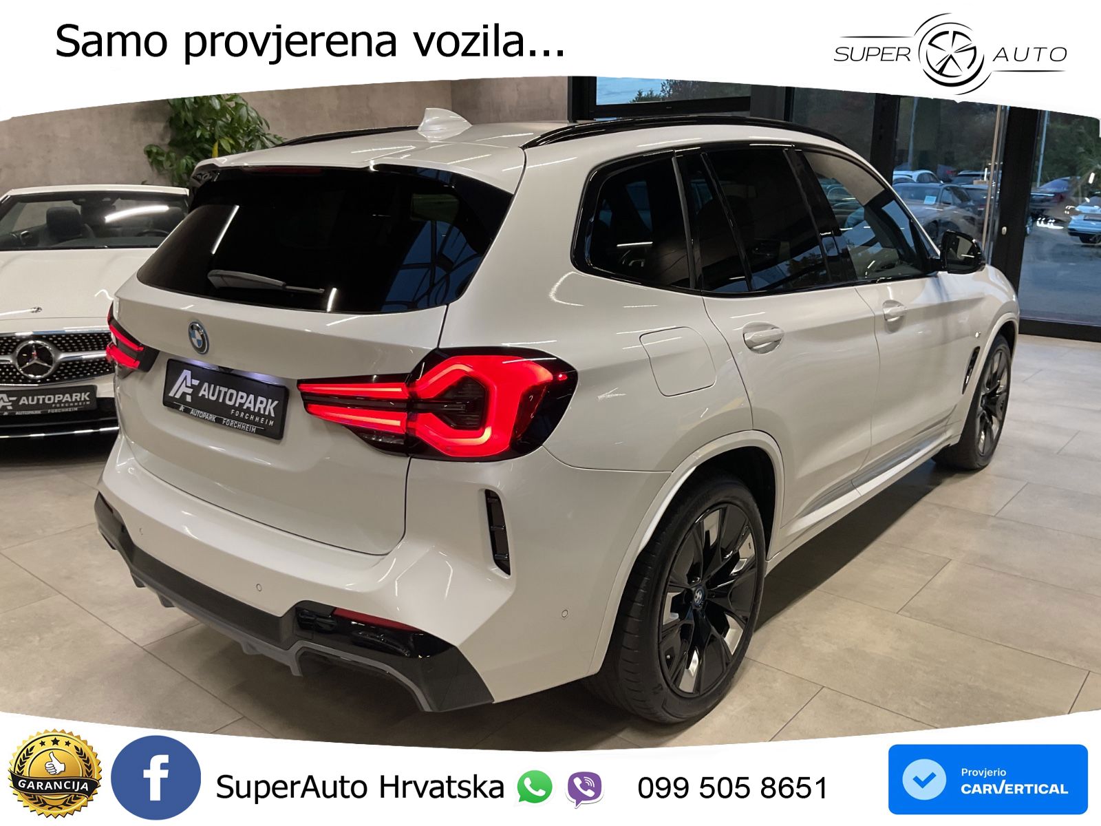 BMW iX3 80 kWh (286 KS) LED+GR SJED+ACC