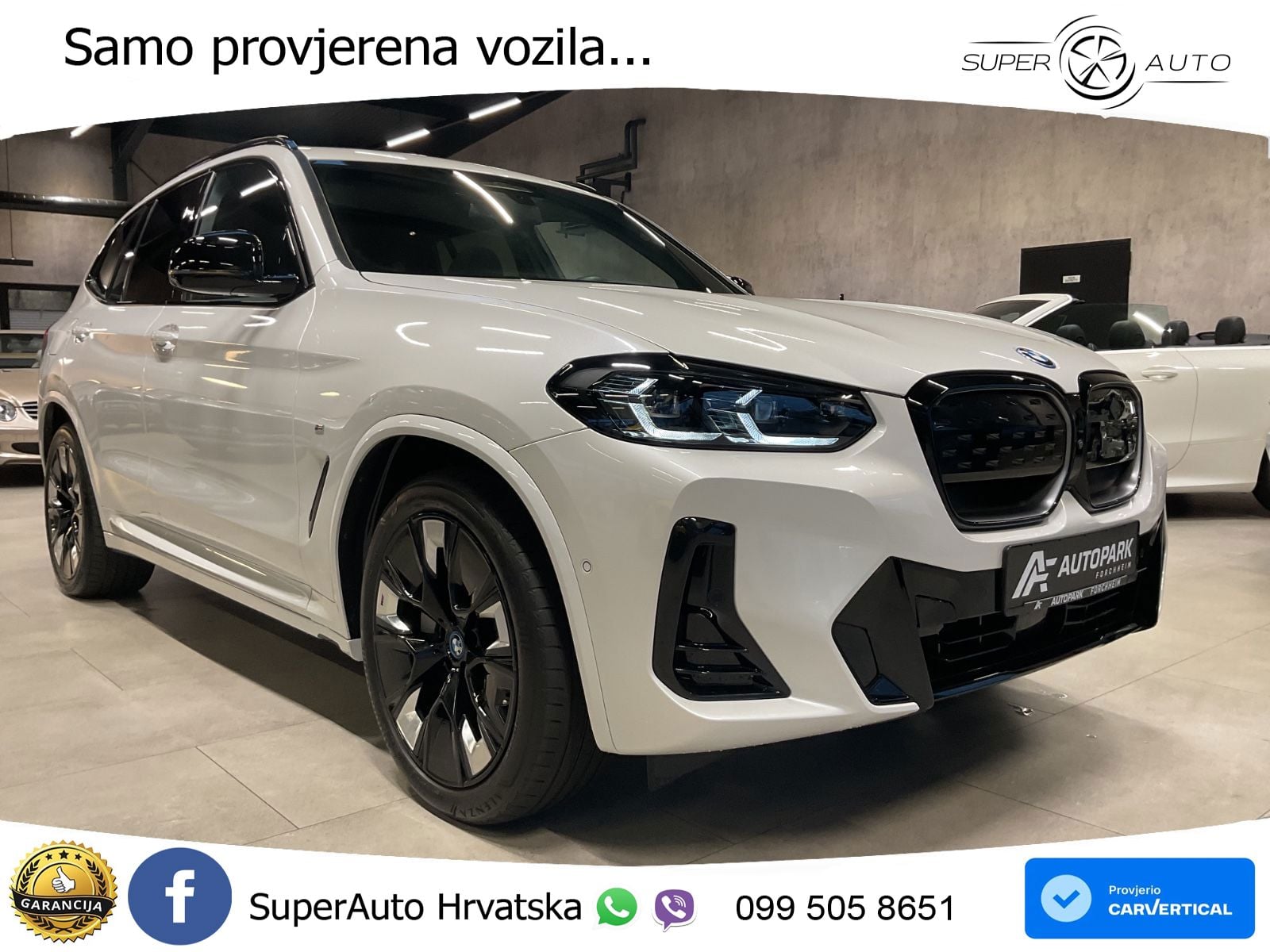 BMW iX3 80 kWh (286 KS) LED+GR SJED+ACC