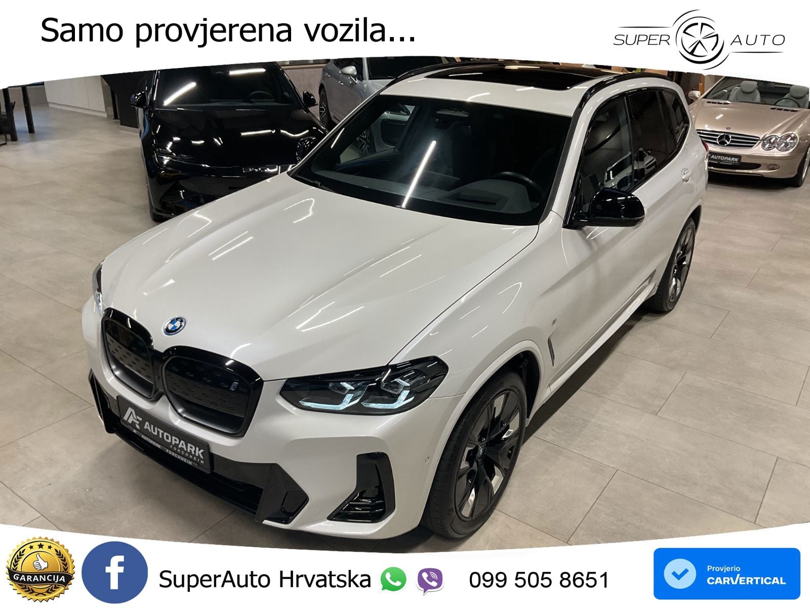 BMW iX3 80 kWh (286 KS) LED+GR SJED+ACC