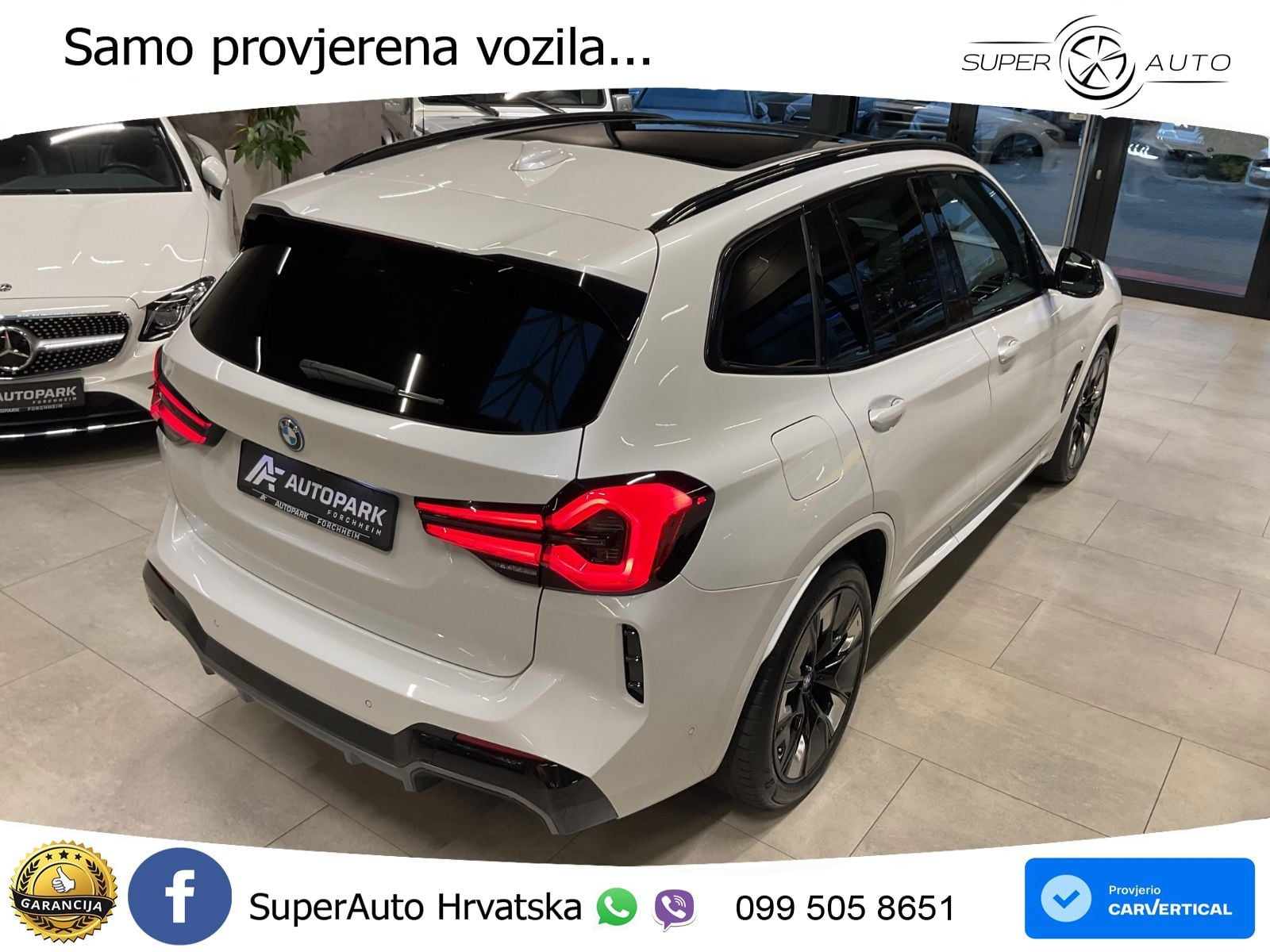 BMW iX3 80 kWh (286 KS) LED+GR SJED+ACC
