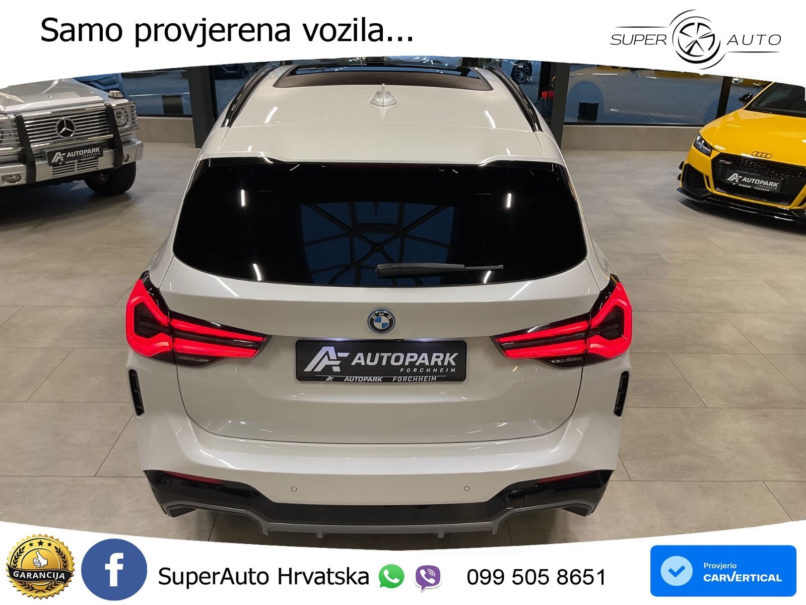 BMW iX3 80 kWh (286 KS) LED+GR SJED+ACC