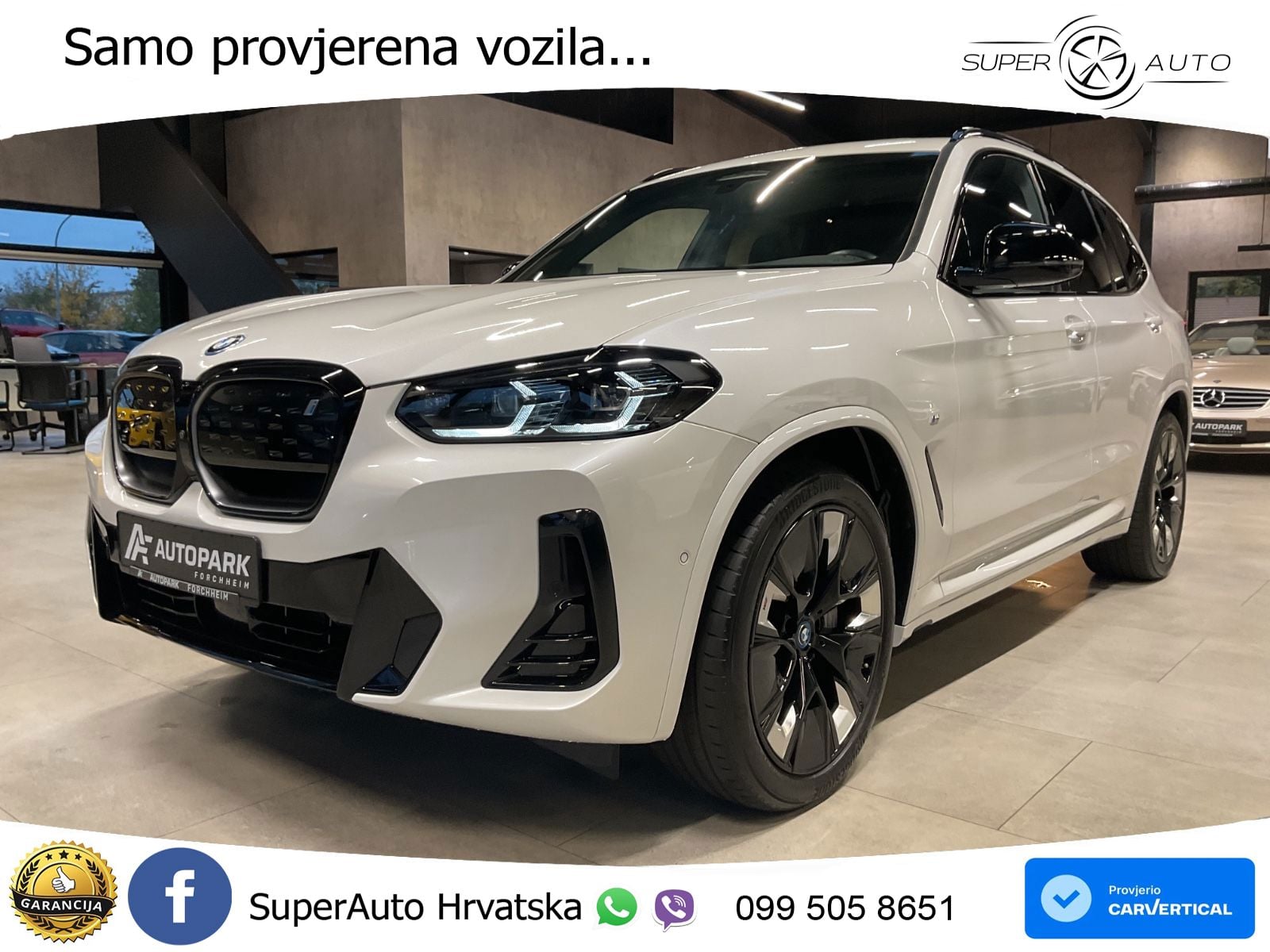 BMW iX3 80 kWh (286 KS) LED+GR SJED+ACC