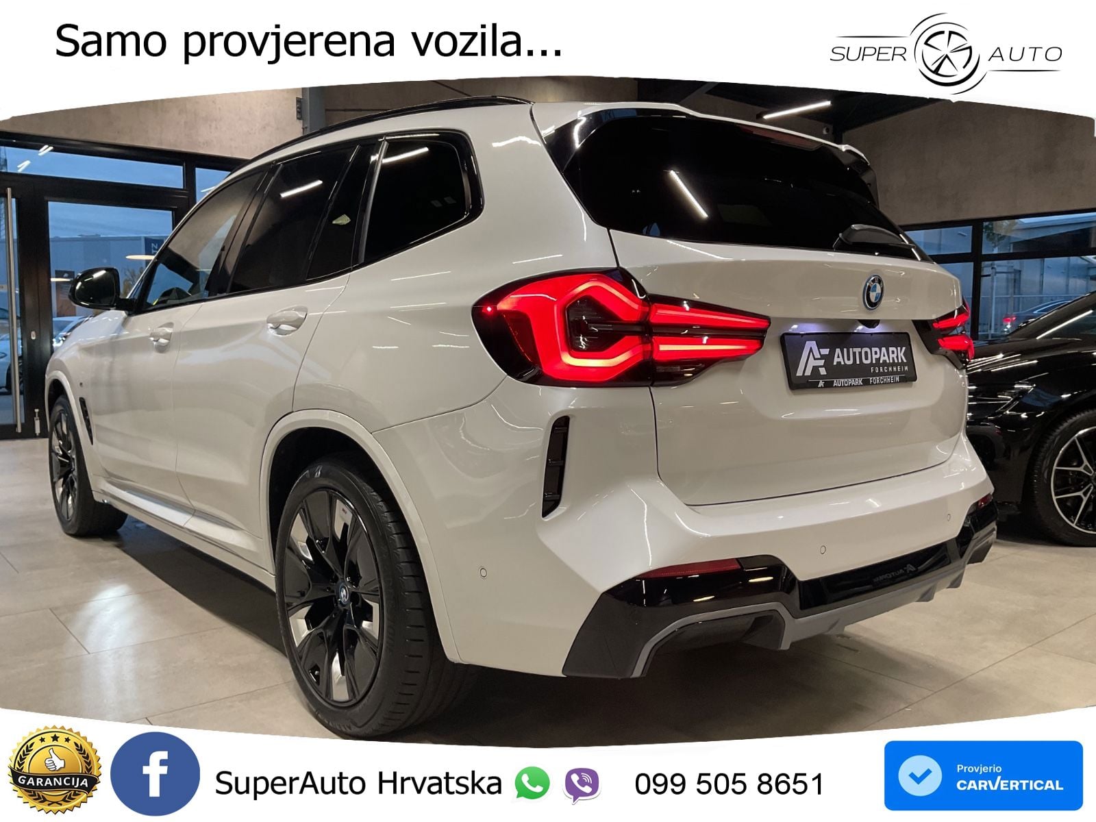 BMW iX3 80 kWh (286 KS) LED+GR SJED+ACC