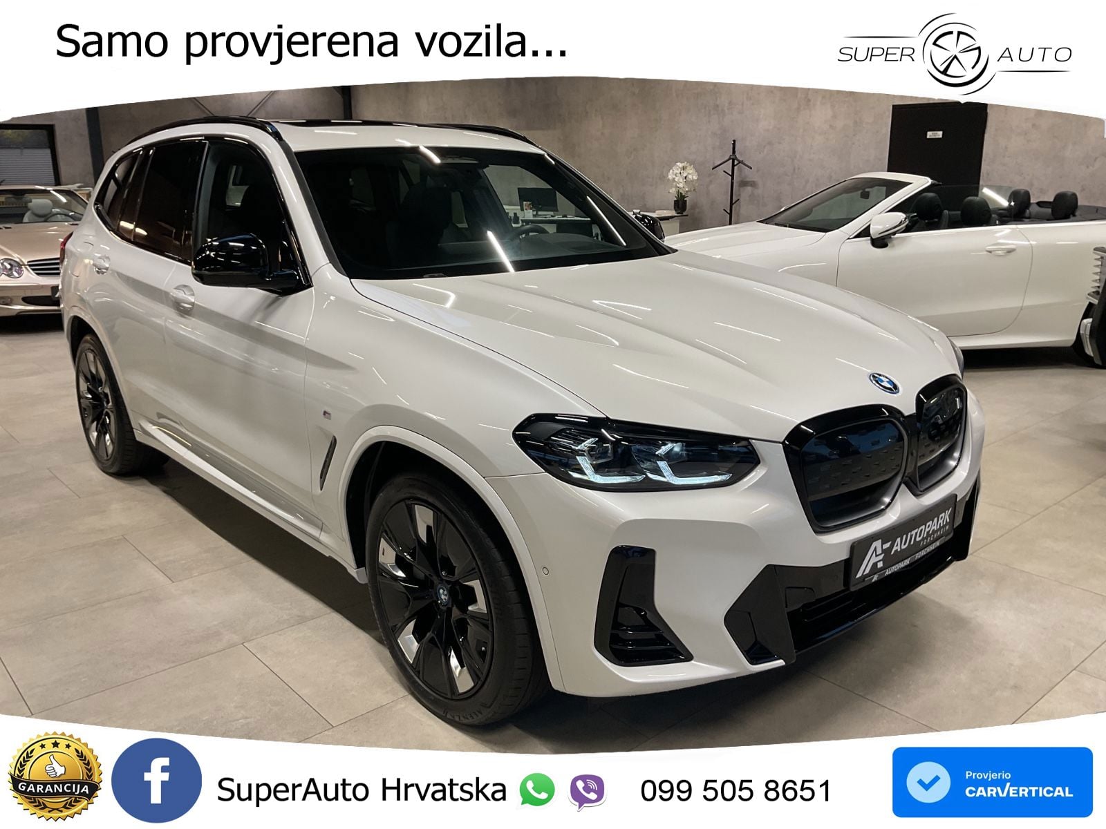 BMW iX3 80 kWh (286 KS) LED+GR SJED+ACC