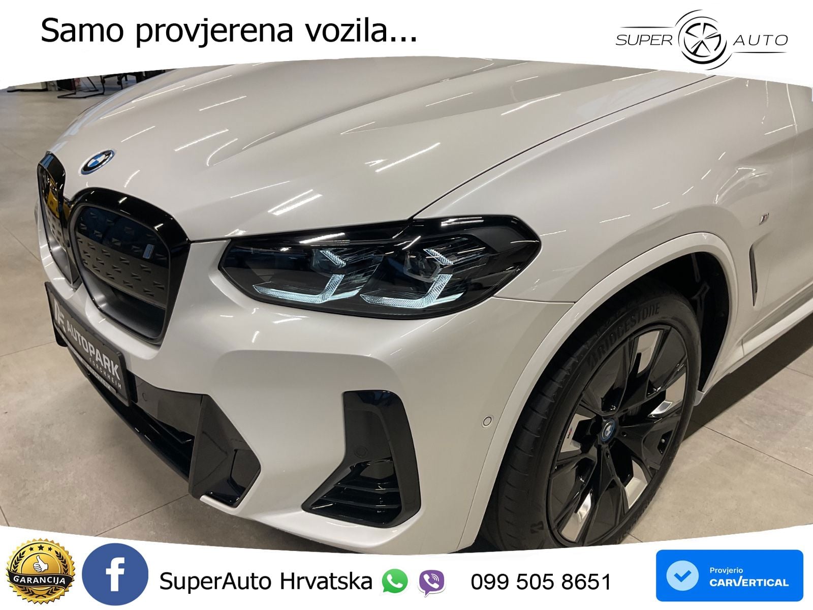 BMW iX3 80 kWh (286 KS) LED+GR SJED+ACC