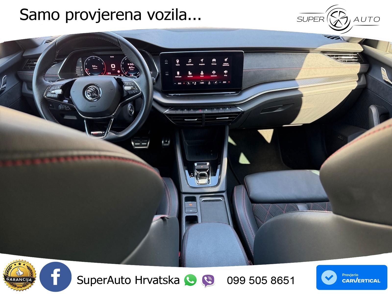 Škoda Octavia Combi RS 2.0 TSI (245 KS) DSG LED+GR SJED+ACC
