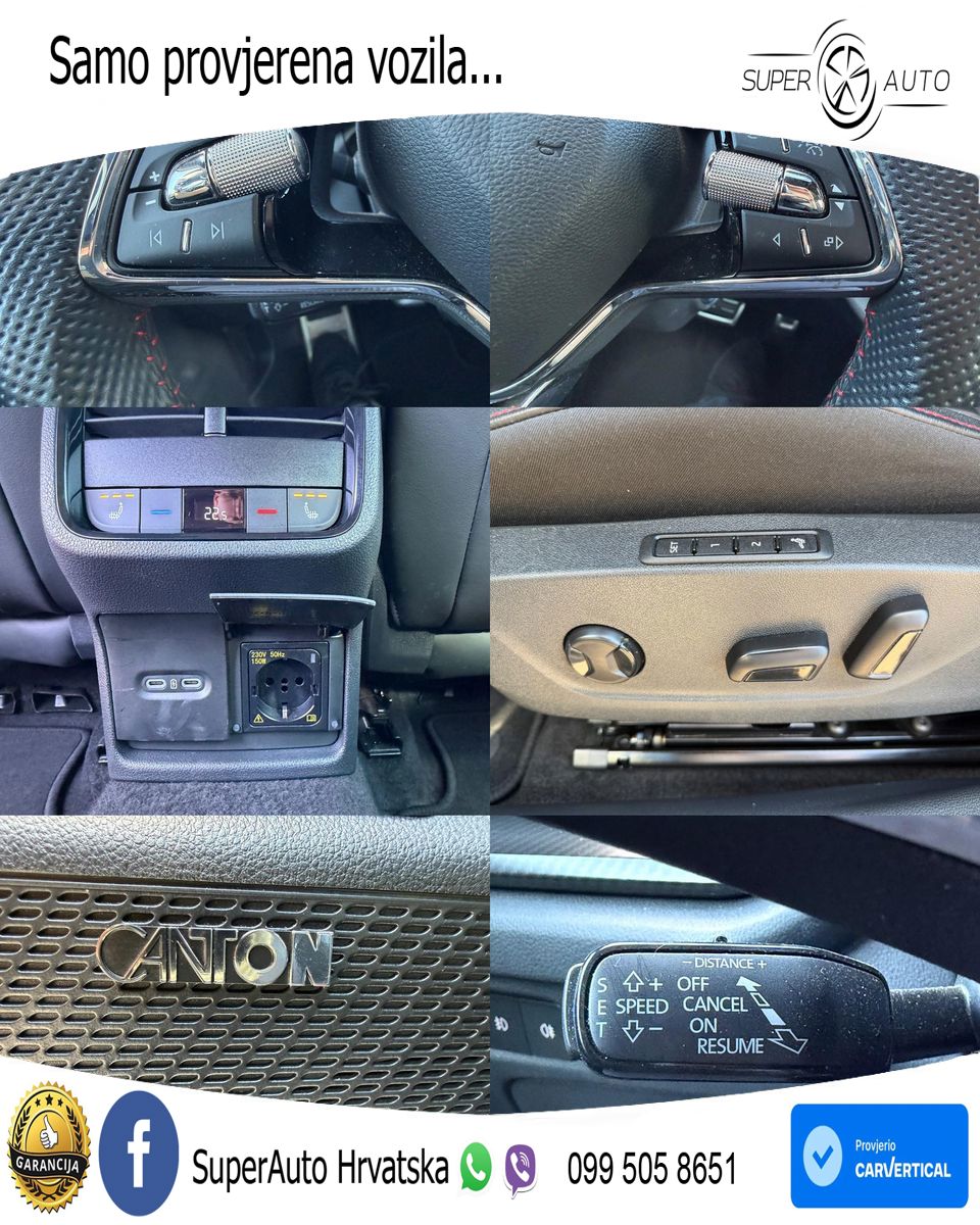 Škoda Octavia Combi RS 2.0 TSI (245 KS) DSG LED+GR SJED+ACC