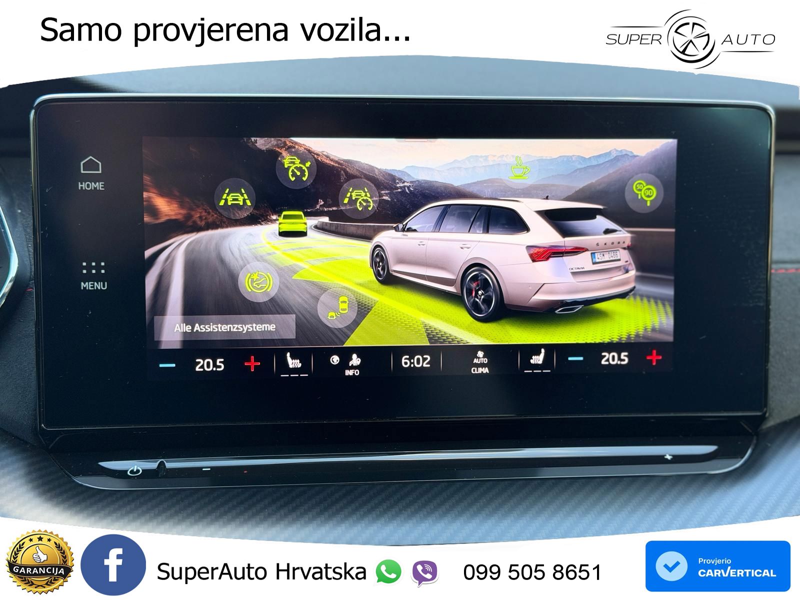 Škoda Octavia Combi RS 2.0 TSI (245 KS) DSG LED+GR SJED+ACC