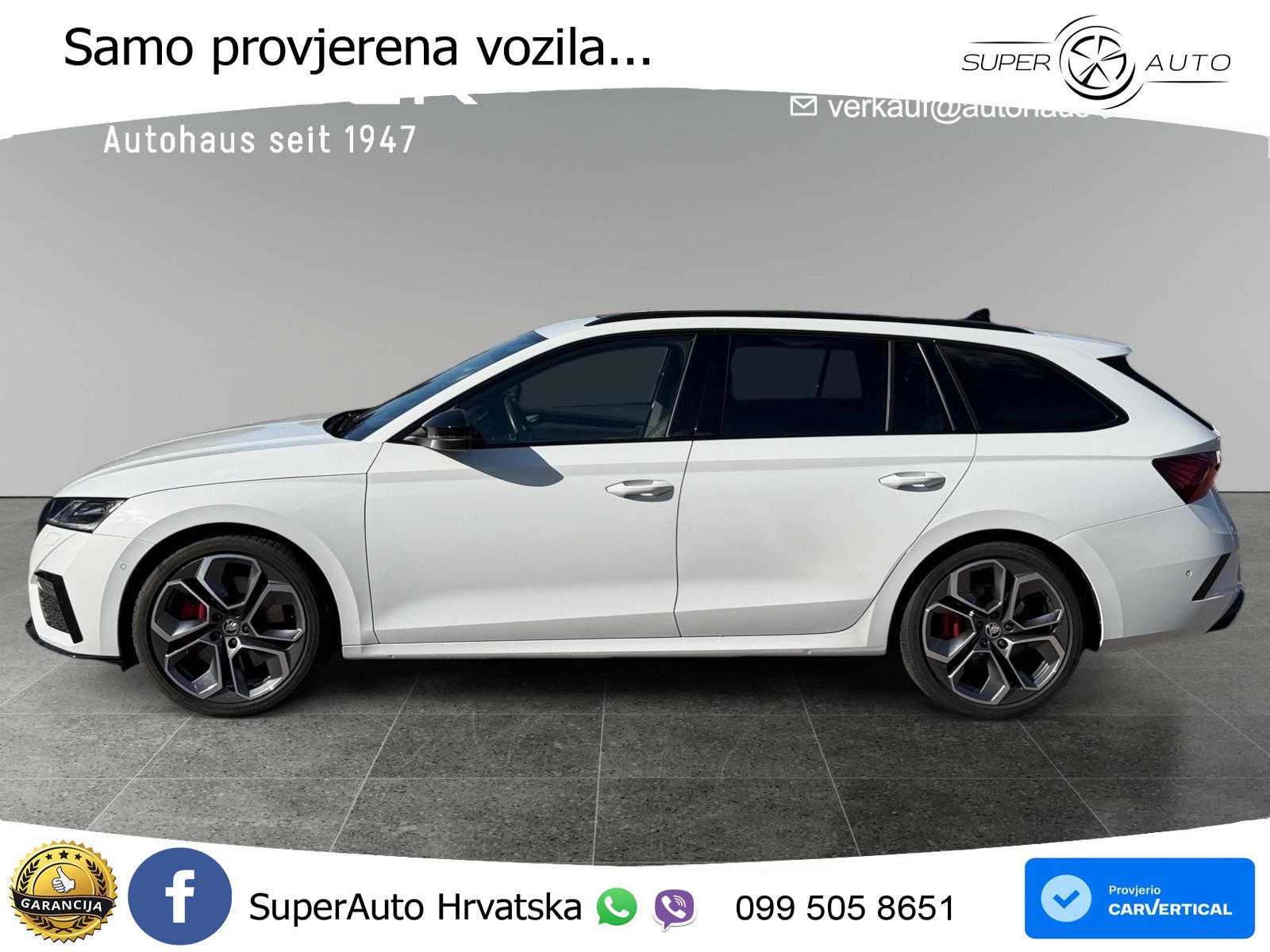 Škoda Octavia Combi RS 2.0 TSI (245 KS) DSG LED+GR SJED+ACC