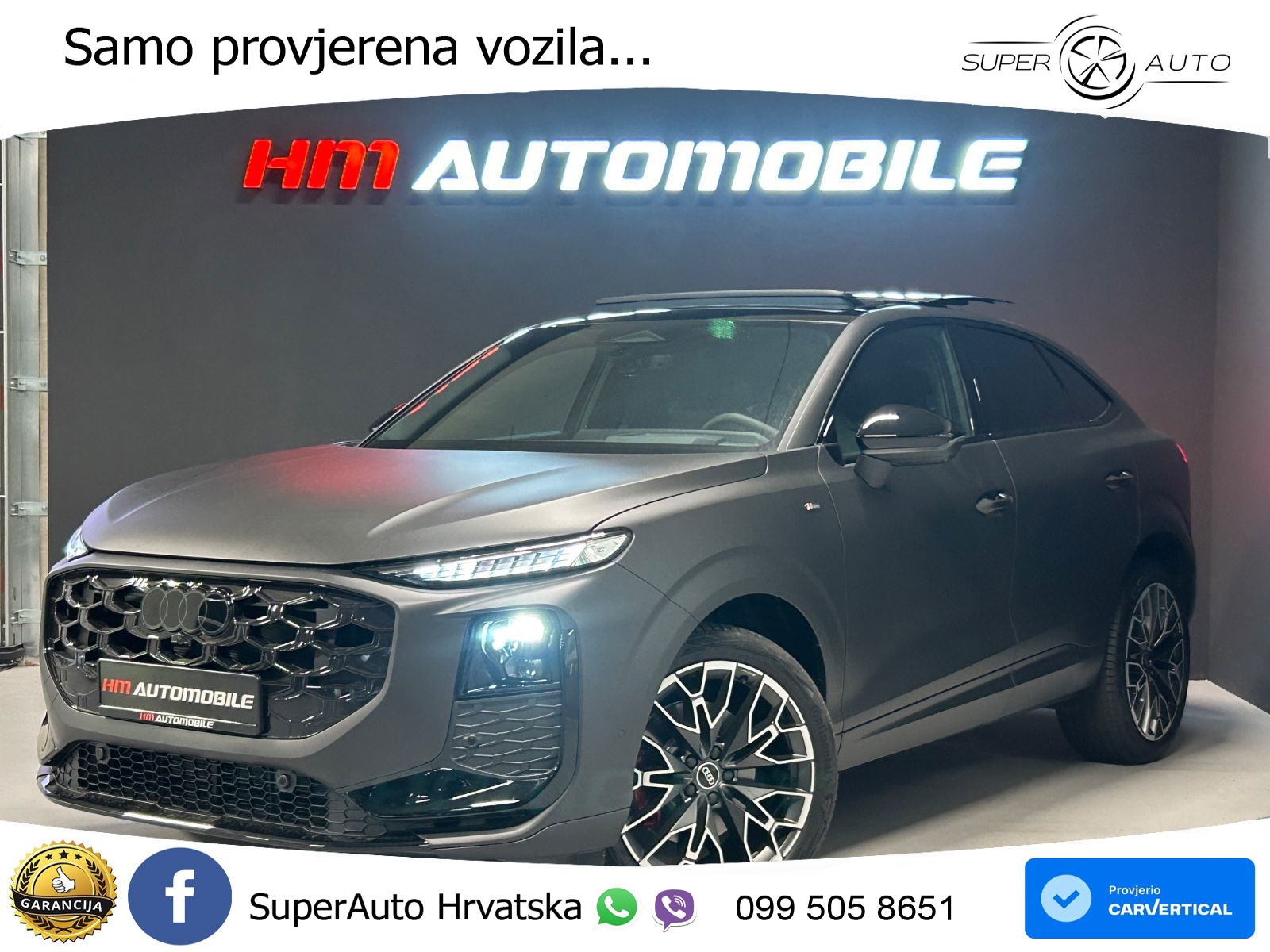 Audi Q3 III Sportback 2.0 TFSI (204 KS) quattro S tronic MATRIX+GR SJED+KAM