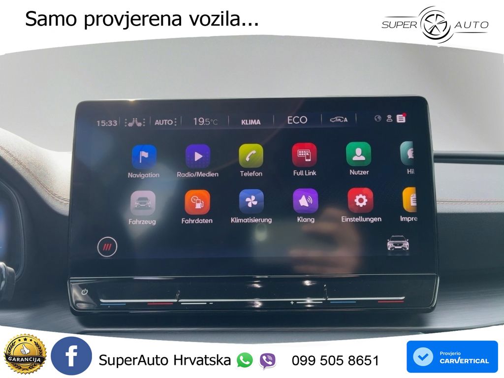 Cupra Formentor 1.4 TSI (245 KS) e-Hybrid DSG VZ MATRIX+GR SJED+KAM