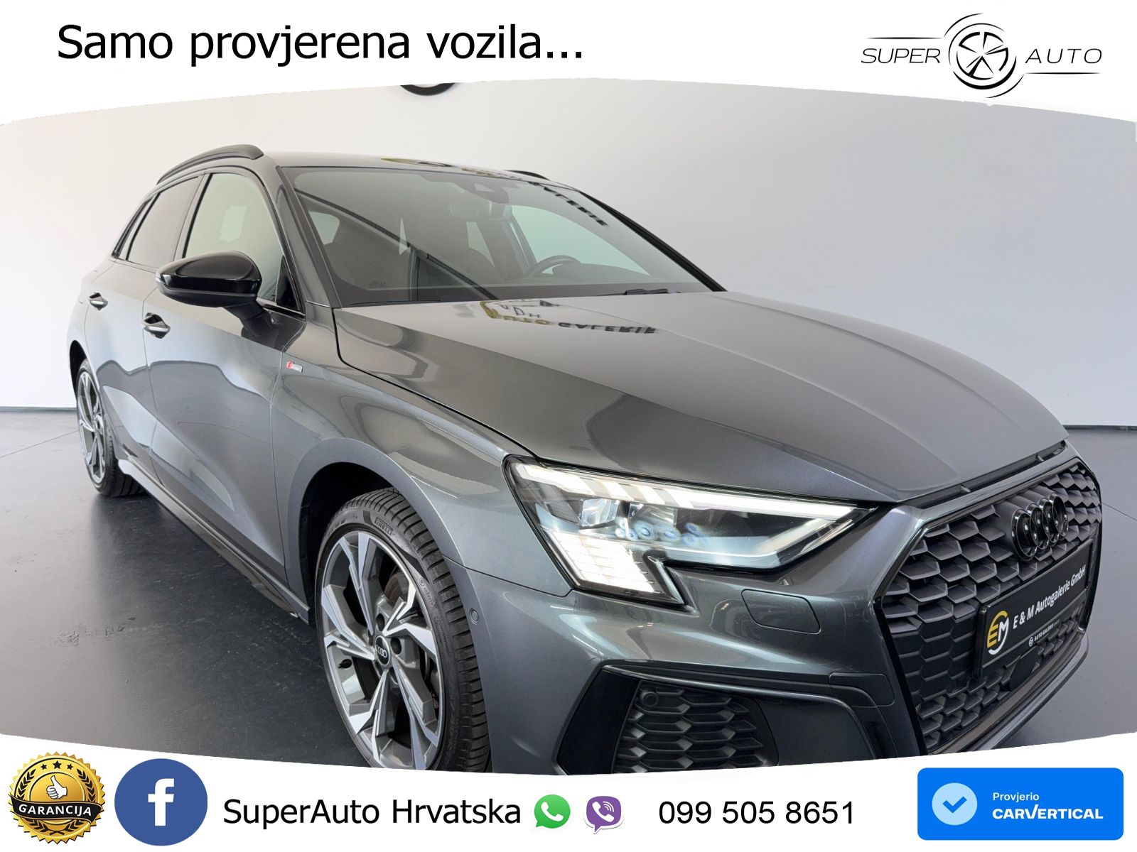 Audi A3 35 TFSI (150 KS) S tronic S line LED+GR SJED+ACC
