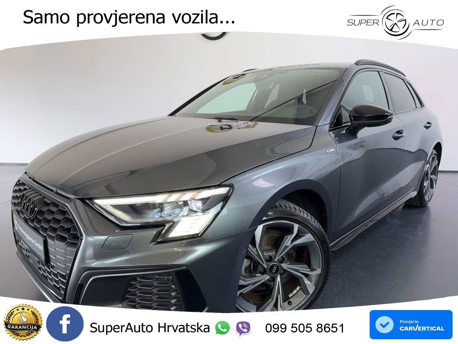 Audi A3 35 TFSI (150 KS) S tronic S line LED+GR SJED+ACC
