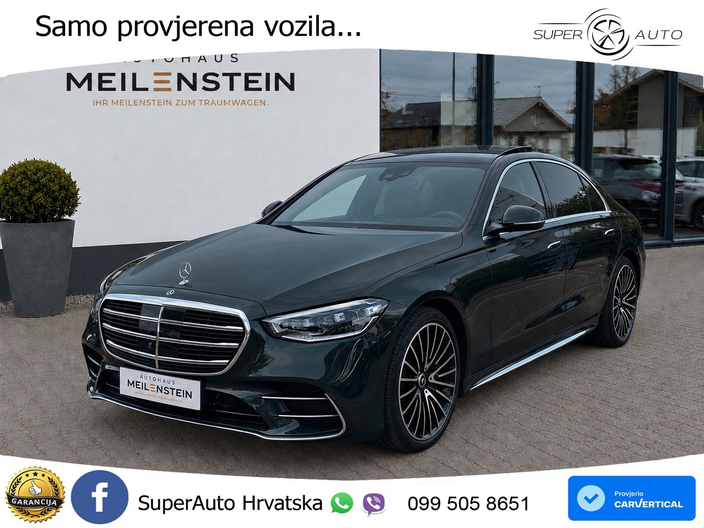 Mercedes S 580e (510 KS) 4MATIC 9G-TRONIC AMG LED+GR SJED+ACC