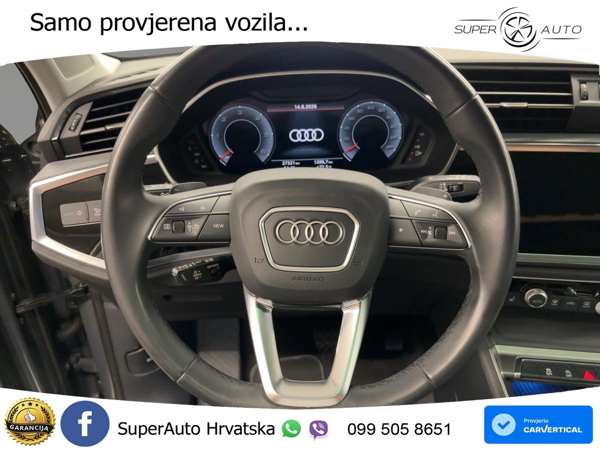 Audi Q3 40 TDI (200 KS) quattro S tronic advanced LED+GR SJED+ACC