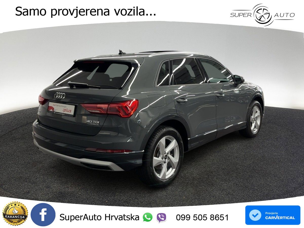 Audi Q3 40 TDI (200 KS) quattro S tronic advanced LED+GR SJED+ACC