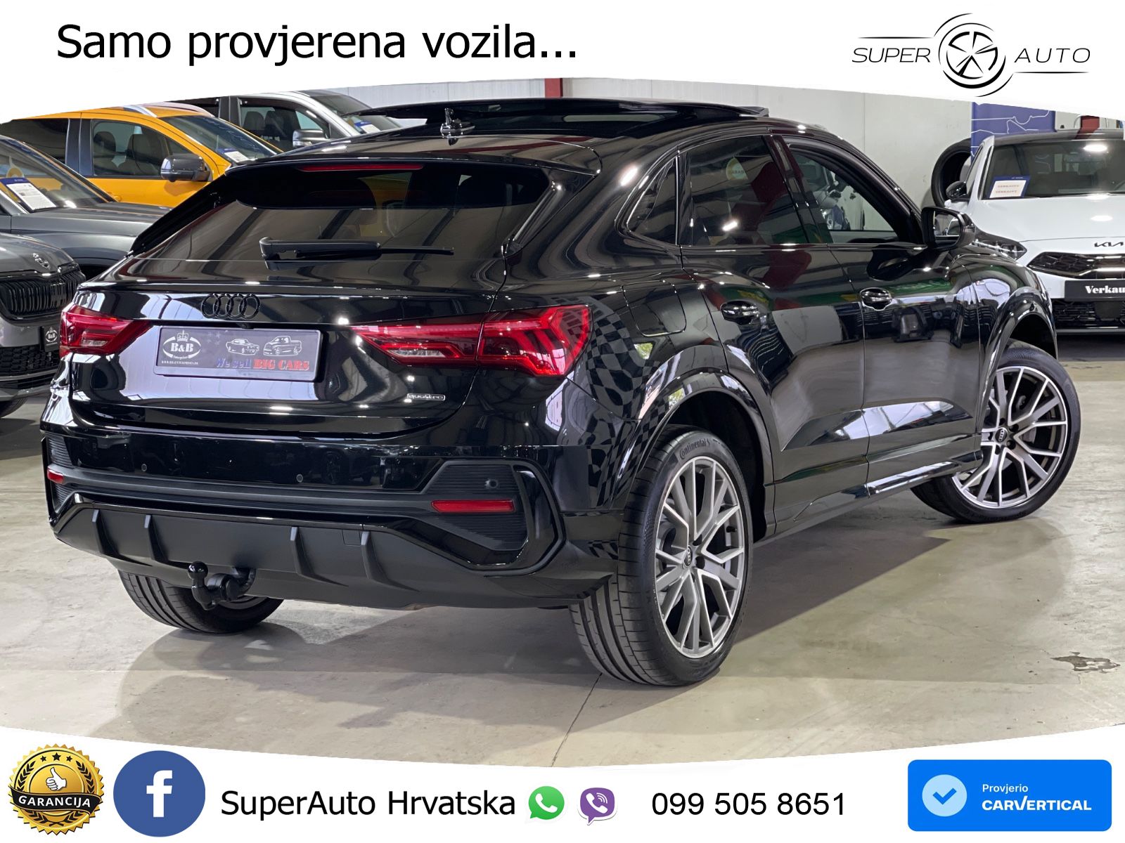 Audi Q3 II Sportback 40 TFSI (190 KS) quattro S tronic S line LED+GR SJED+ACC
