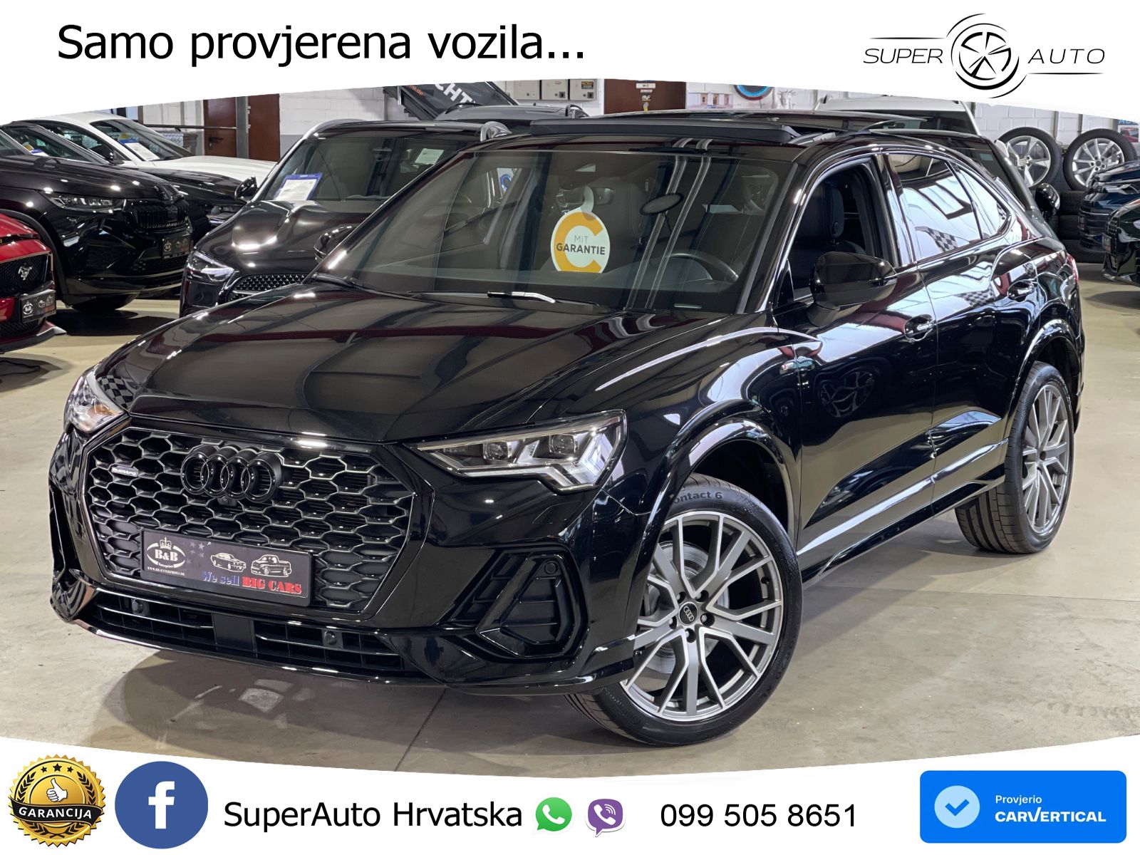 Audi Q3 II Sportback 40 TFSI (190 KS) quattro S tronic S line LED+GR SJED+ACC